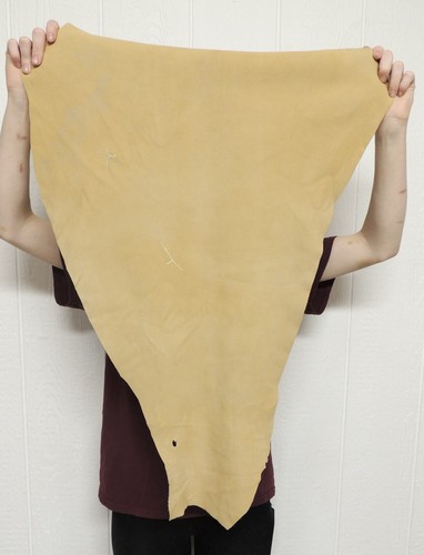 Braintan deerskin leather hide - deerskin,